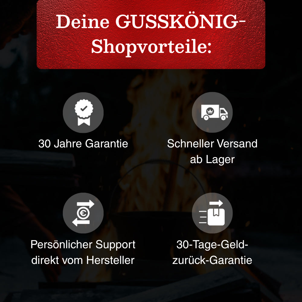 GUSSKÖNIG Dutch OvenOhne FüßenGusskönig