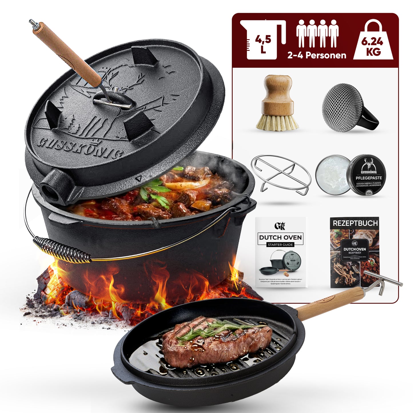 GUSSKÖNIG Dutch Oven