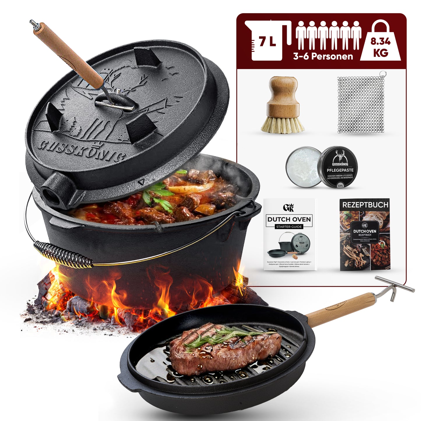 GUSSKÖNIG Dutch Oven