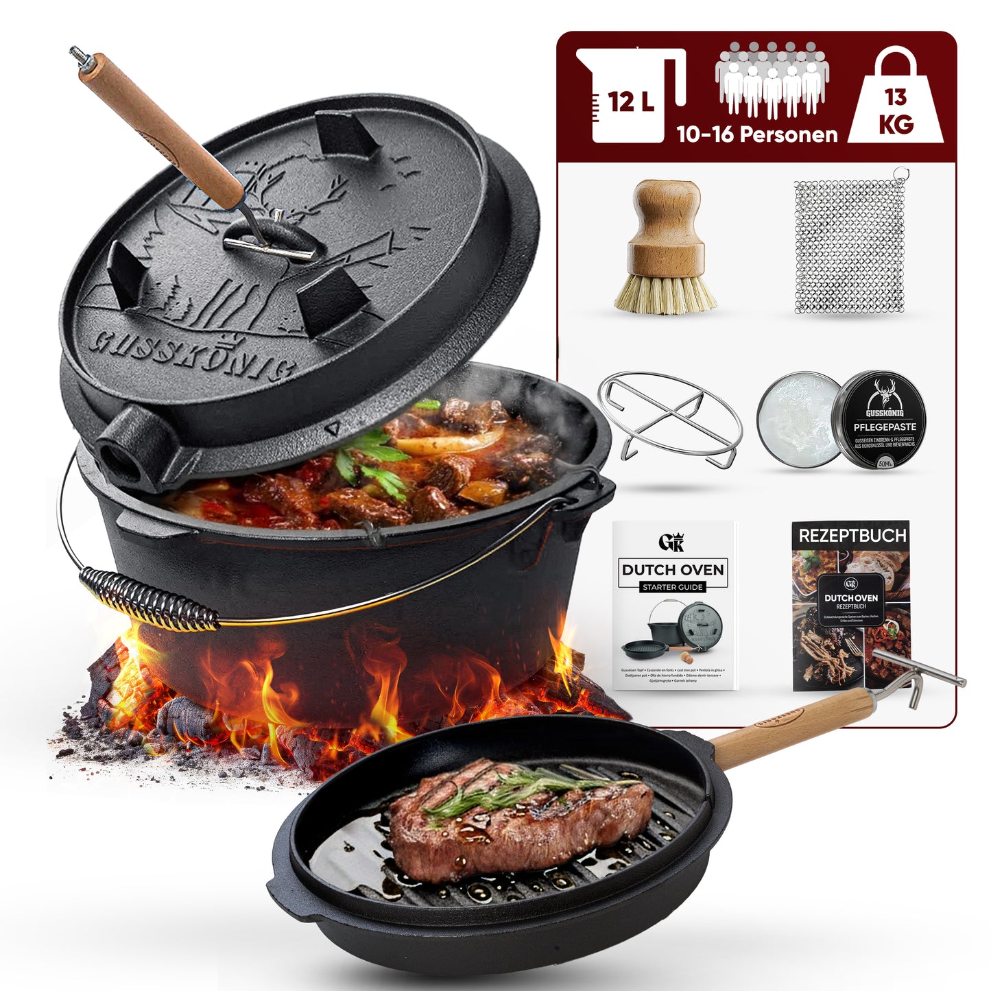 GUSSKÖNIG Dutch Oven