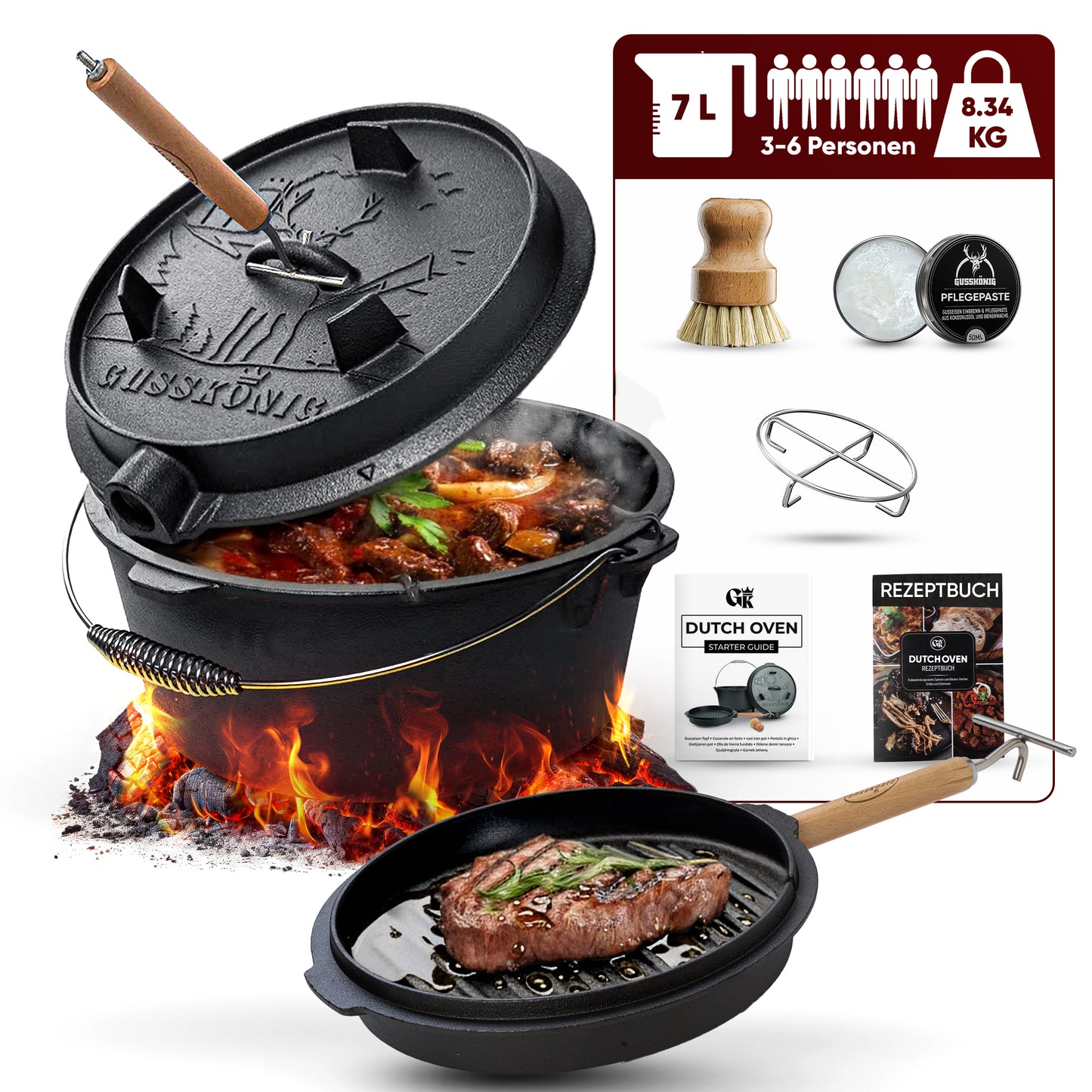 GUSSKÖNIG Dutch Oven