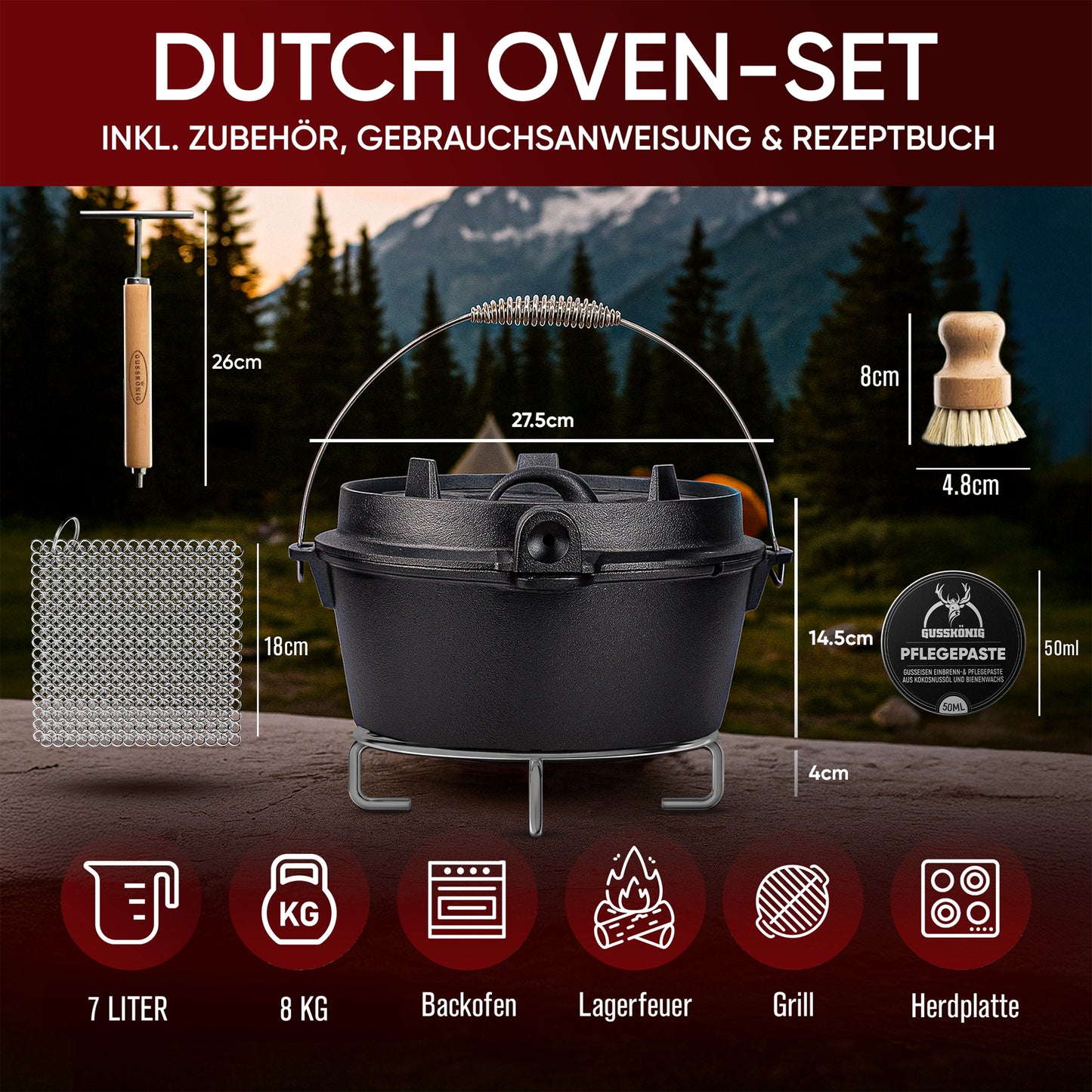 GUSSKÖNIG Dutch Oven