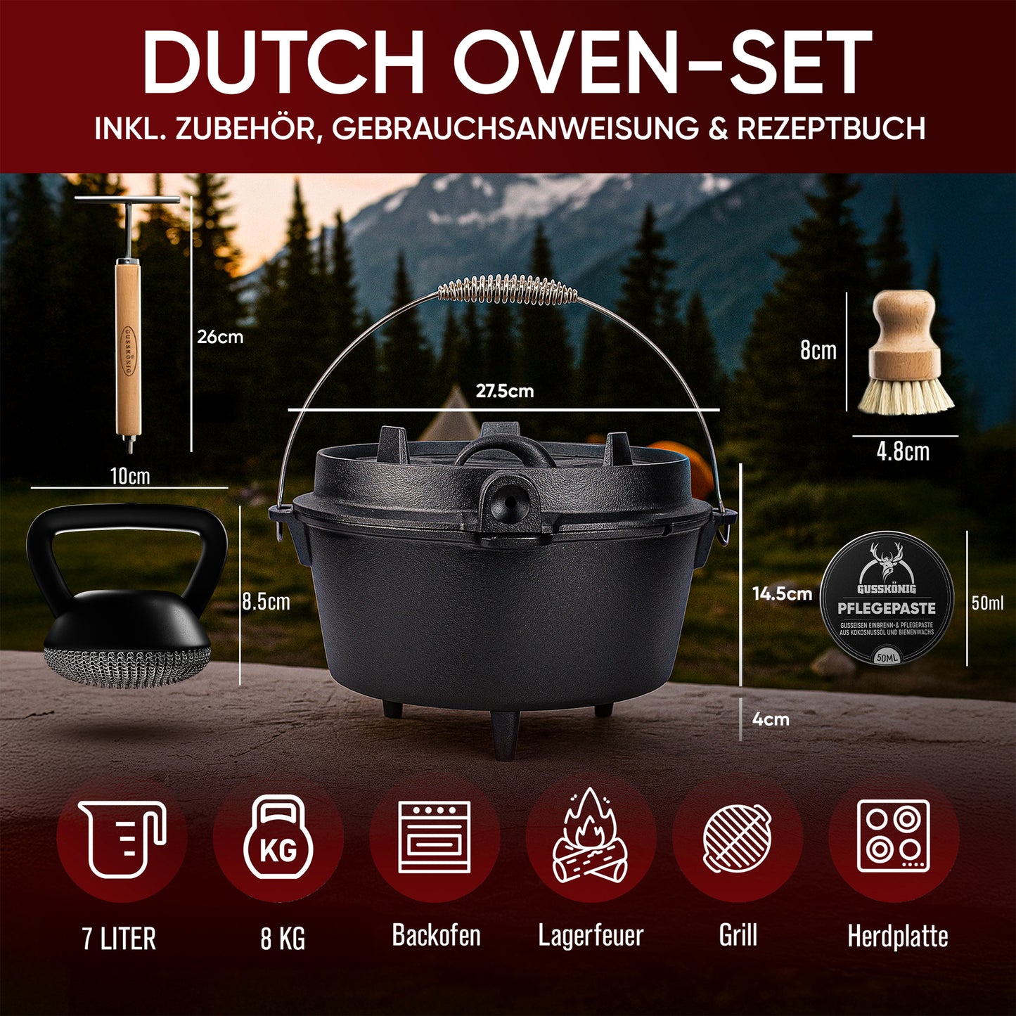 GUSSKÖNIG Dutch Oven