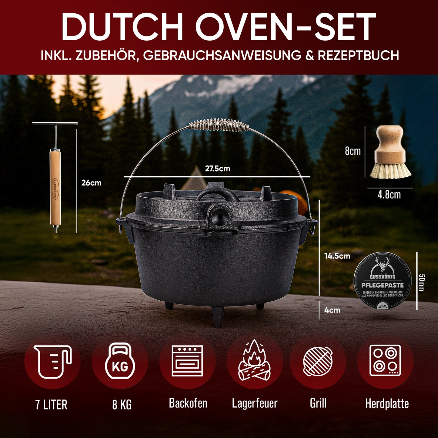 GUSSKÖNIG Dutch Oven