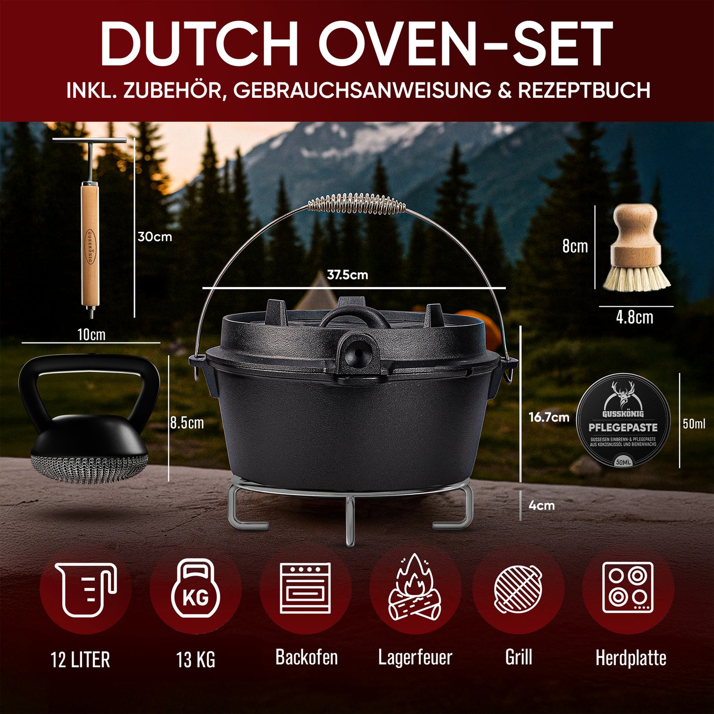 GUSSKÖNIG Dutch Oven