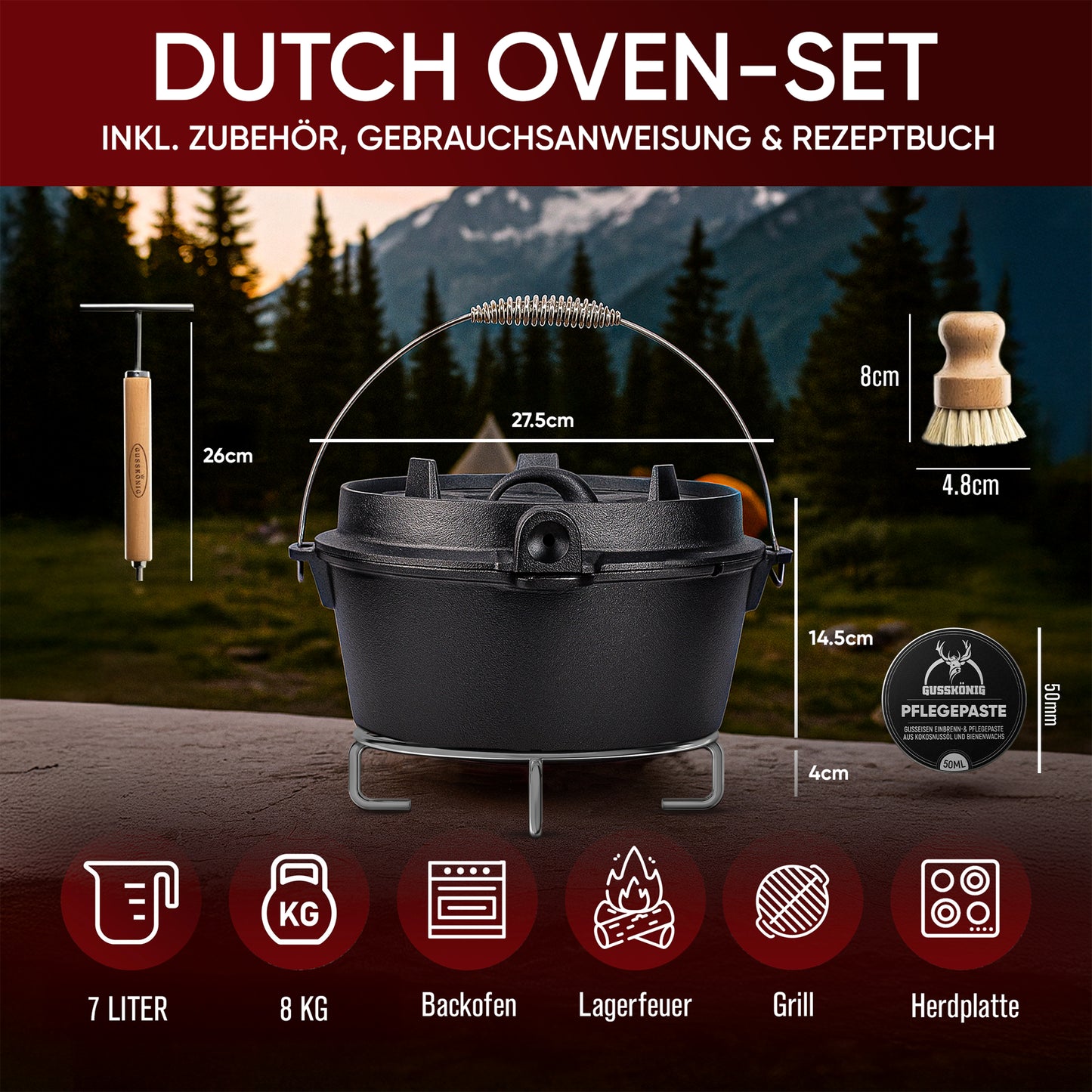 GUSSKÖNIG Dutch Oven