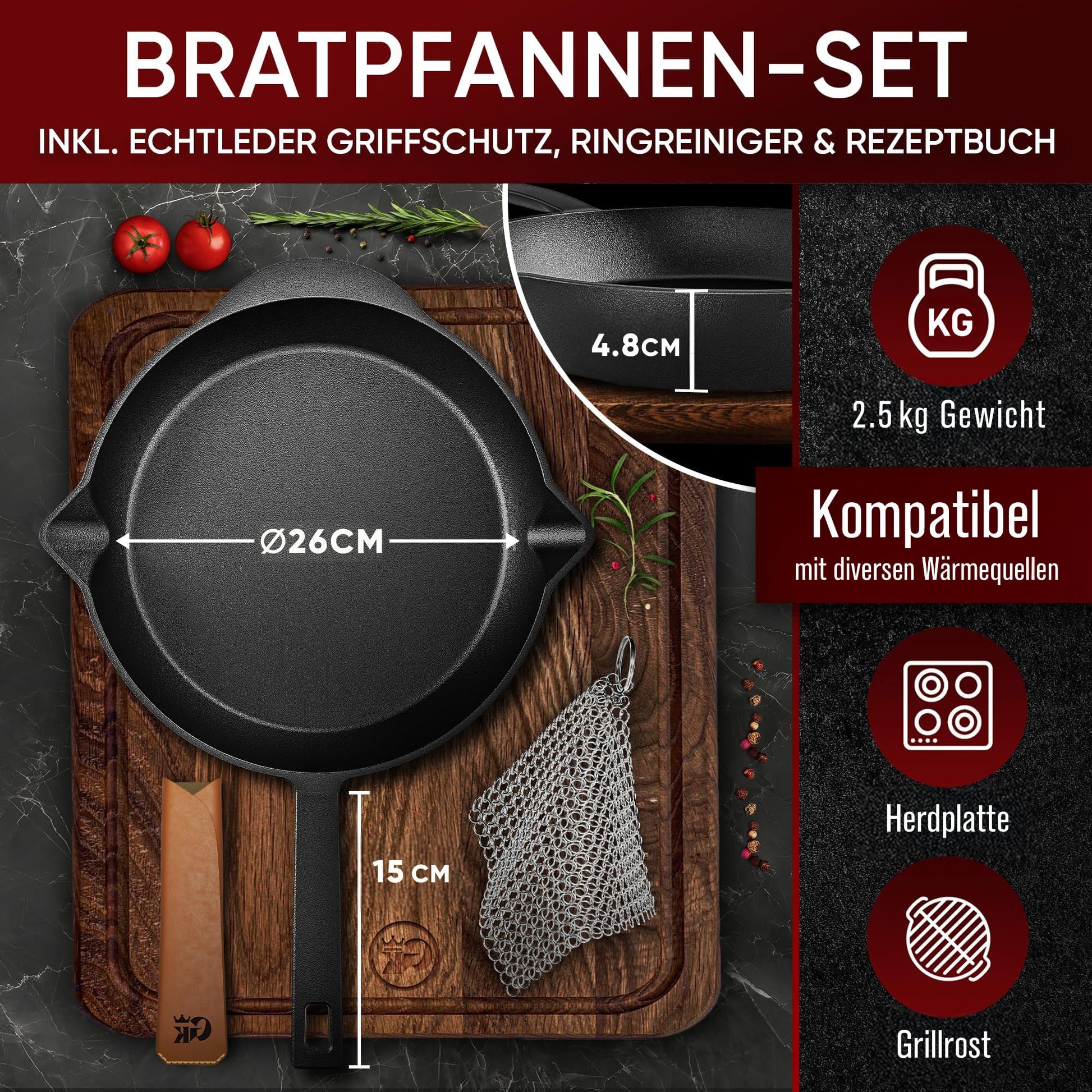 Bratpfanne & GusseisenpfanneBratpfanneGusskönig