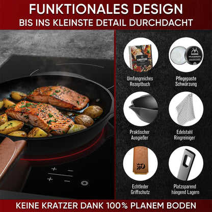 Bratpfanne & GusseisenpfanneBratpfanne+PflegepasteGusskönig