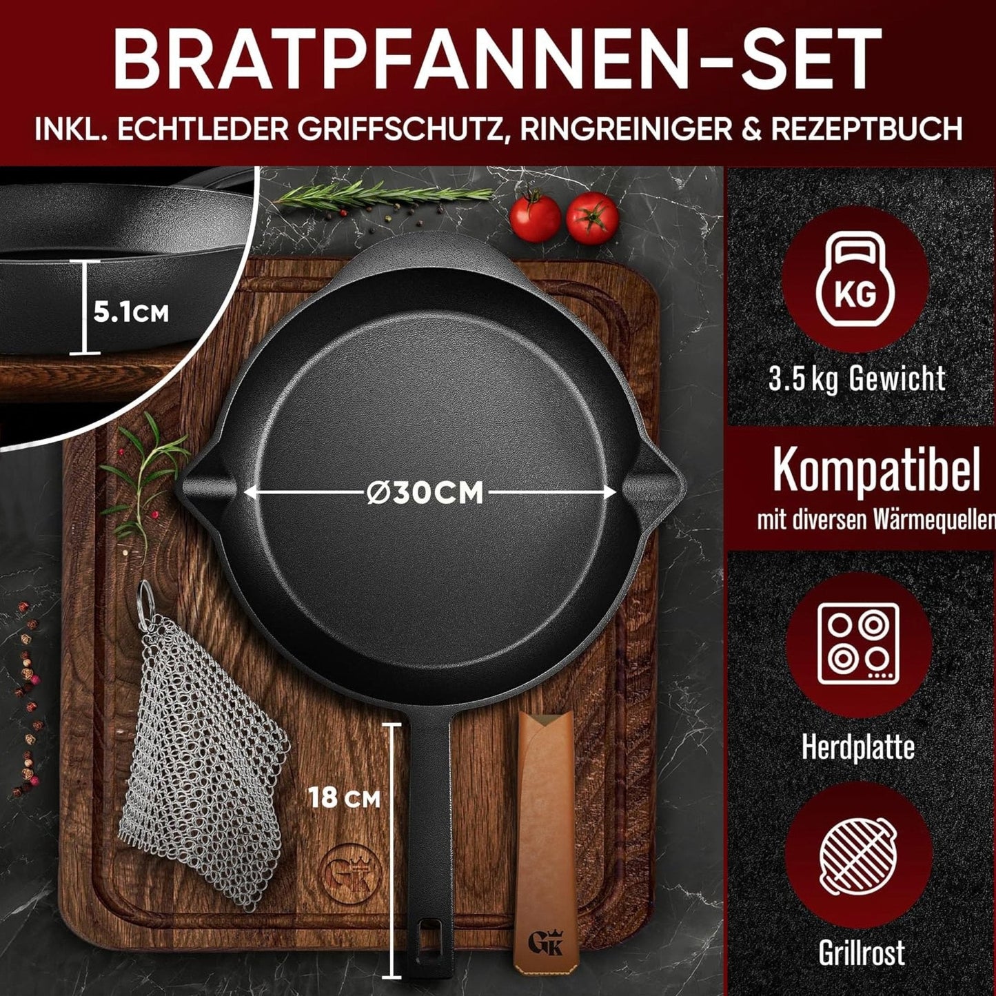 Bratpfanne & GusseisenpfanneBratpfanneGusskönig