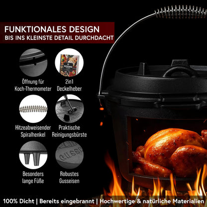 Dutch Oven KlassischMit FüßenGusskönig