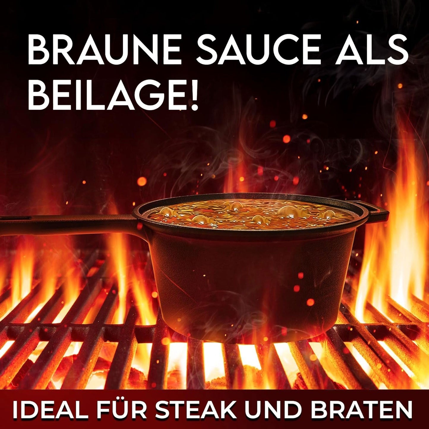 Gusseisen Topf - Set – Ideal zum Braten, Grillen & Schmoren8er SetGusskönig